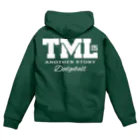 TRSのTML シロ ジップパーカー