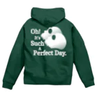 『NG （Niche・Gate）』ニッチゲート-- IN SUZURIのOh! It's Such A Perfectday.（白） Zip Hoodie