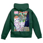 ふっかふっかひゅーんの来たね (frontなし) Zip Hoodie