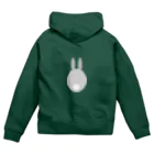 rabbiのうざぎのテール - rabbit tail Zip Hoodie