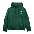 たかはらのチンピラ文鳥(白文字) Zip Hoodie