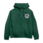 Oedo CollectionのRaising hands／濃色ジップパーカー Zip Hoodie