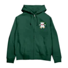 神村風子💚の天使のふーくまパーカー Zip Hoodie