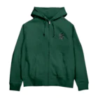 Rubiの緑 Zip Hoodie