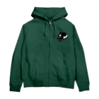 くいなの母の金黒羽白 Zip Hoodie