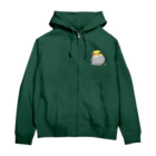 *KAKAPO*の*KAKAPO*のふんわりオカメインコちゃん(のまる) Zip Hoodie