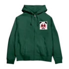 日々好日屋2号店の隈取りパンダ Zip Hoodie
