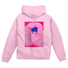 モニョチタポミチのおふとんLOVE Zip Hoodie