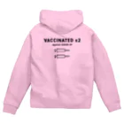 youichirouのワクチン接種済(VACCINATED 2回接種済み) Zip Hoodie