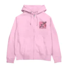 ＯＫダイレクト　powered by SUZURIの桃の花の下で Zip Hoodie