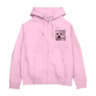 Kおばさんのびしょびしょビションフリーゼ Zip Hoodie