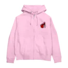 Mecavの👠ヒールワンポイント　シャンデリアキャラバン Zip Hoodie