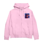 AQUAMETAVERSEの宵闇に輝くクリスタルの女王 Marsa 106 Zip Hoodie