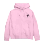 Lily bird（リリーバード）のシンプル ジャズダンサーシルエット Zip Hoodie