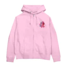 momosenbeiのうさぎのおやこ(５さい) Zip Hoodie