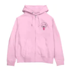 Chiyo.Wan(🐕🕊️のお店)のながーいベロのわんこ Zip Hoodie