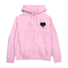 そばのハート 溶ける Zip Hoodie