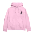 1110graphicsのUSAGI / 兎 Zip Hoodie