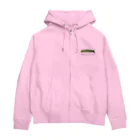 L_arctoaのモモスズメ幼虫と成虫 Zip Hoodie