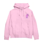 かわいいもののおみせ　いそぎんちゃくのゆめかわうさぎハート Zip Hoodie