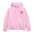 あるちゃの小柄のぬお～～ Zip Hoodie