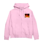 NEON LIGHT STARSの香港九龍カンフー Zip Hoodie