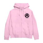 KNOCKOUTJROCKのノックアウト Anarchy mark Zip Hoodie