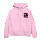 ヤサイニンニクアブラカラメマシマシにゅんぺいの戦闘巫女・ヤマト Zip Hoodie