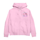 お白湯の脳内の量産型ちゃん Zip Hoodie