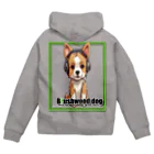 LUCASMIKAN Shopの集まれ犬好き / Gathering Dog Lover (brushwood dog) ロングTシャツ、パーカーなど ジップパーカー