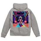 jsaofsjofaakoの宇宙船の中のダンスフロア Zip Hoodie