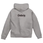 A.D.RのDebris _hoodie ジップパーカー