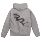 ツバメ堂の昇り龍（グラデーション） Zip Hoodie