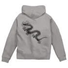 ツバメ堂の昇り龍（グラデーション） Zip Hoodie