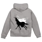 made blueのMonochrome Unicorn Zip Hoodie