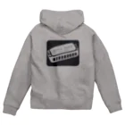 mugsのブルース・ハープ Zip Hoodie