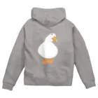 Life of Duck の首かしげアヒルさん Zip Hoodie