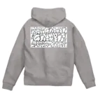 candra(チャンドラ)のcandraロゴ　ゴロゴロ Zip Hoodie