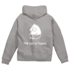 くらきち ONLINE SHOPのねこタイツ おすわり Zip Hoodie