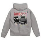 イラスト MONYAAT のやみねこのコーヒーB Zip Hoodie