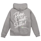 Springin’®オフィシャルショップのSpringin’ 「Play, Create, and Share!」 ジップパーカー