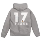 sncのpeace number Zip Hoodie