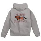 SHIROFUNE_mooooのHORSE　JUMPING ジップパーカー