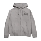 紫胡蝶の心の翼　Bk（ワンポイント）2 Zip Hoodie