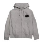 Phoenix Tempsの文庫むすび ロゴ無/濃色 シルエット Zip Hoodie