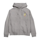 ゆでたまるの大人カラー長ぐつきつね Zip Hoodie