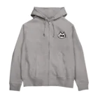 有機物のこっちをみてくる猫 Zip Hoodie