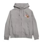 ふっかふっかひゅーんのきたよ Zip Hoodie