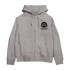 ツイッターインベストメントアパレル事業部の公式ロゴ（文字入り） Zip Hoodie