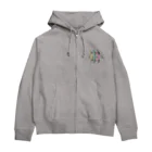 NOOBのローター君ピンク Zip Hoodie